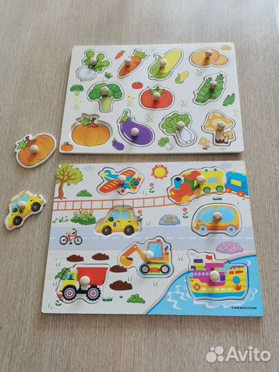 Деревянные пазлы детские