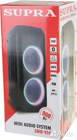 Колонка supra SMB-950 (900Ватт)