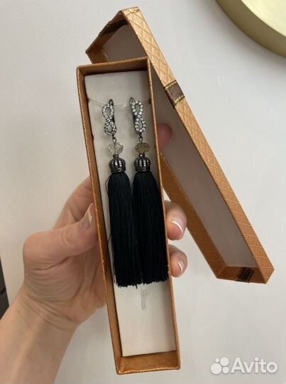 Серьги новые кисти