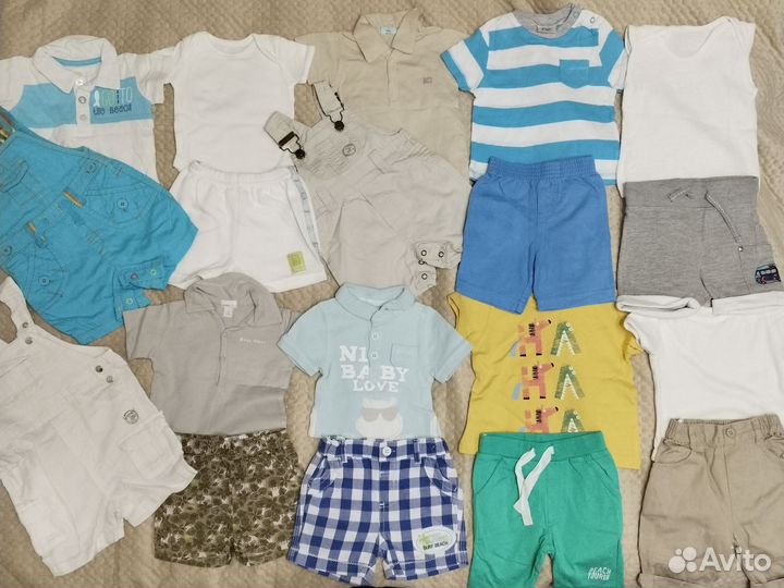 Мальчику фирмен вещи пакетом 62-68 разм