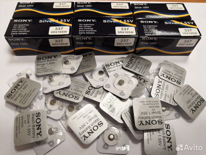 Батарейка Sony sr416sw 337