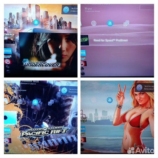 PS3 super slim 500 гб + 48 игр прошивка HEN