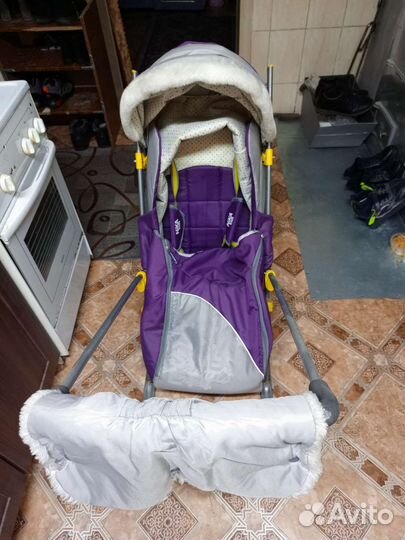Детские санки коляска бу