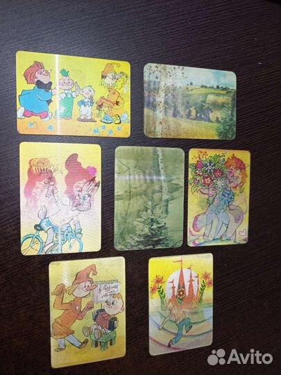 Переливные календарики СССР. Переливашка