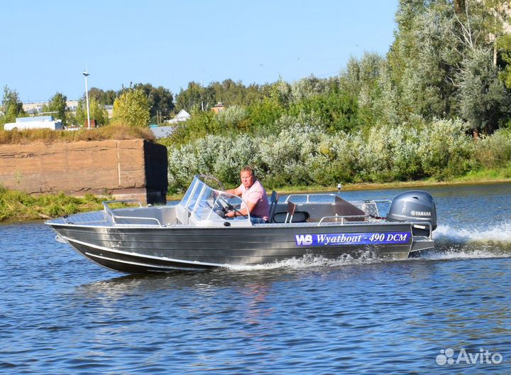 Новая лодка алюминиевая Wyatboat 490 DCM