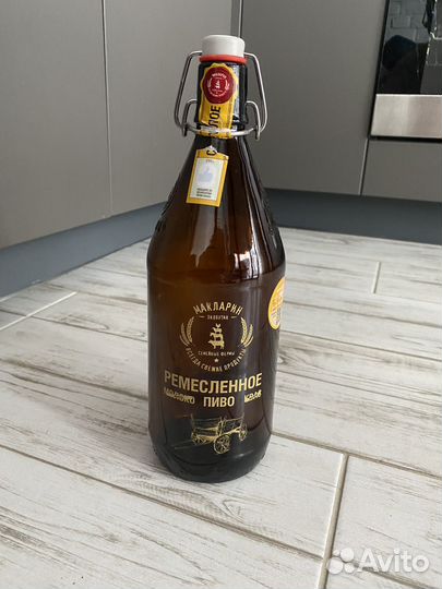 Бутылка с бугельной пробкой 1 л