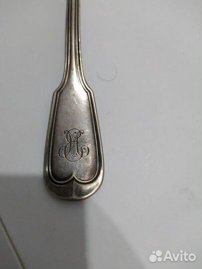 Вилка серебро