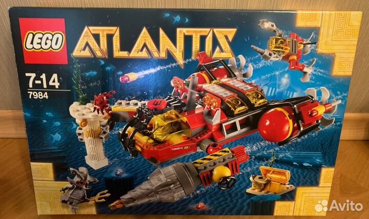 Lego Atlantis Глубоководный Рейдер 7984