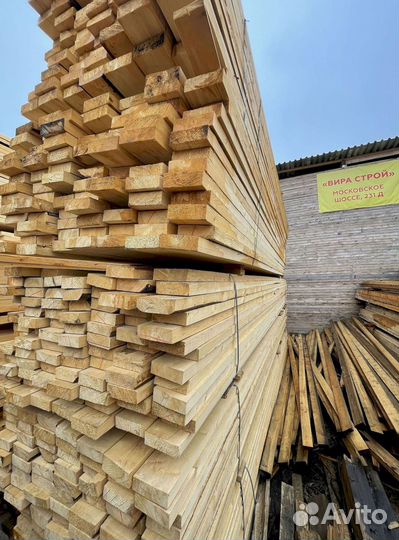 Доска обрезная 40х150