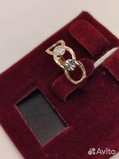 Золотое кольцо 585/ 15,5 р-р