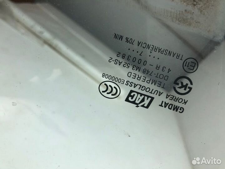 Стекло двери переднее правое Chevrolet Lacetti