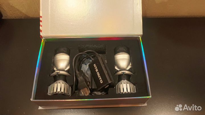 LED лампы h4 с линзой