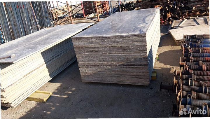 Фанера ламинированная новая и бу