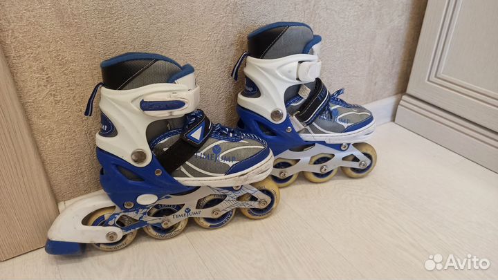 Роликовые коньки детские с защитой