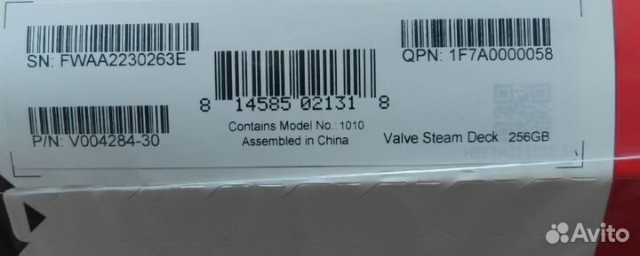 Steam Deck 256GB новый