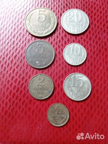 Коллекция монет 1991 года