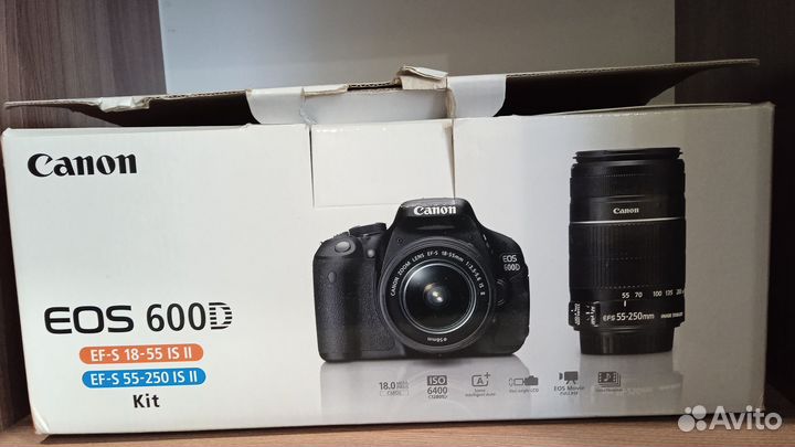 Фотоаппарат Canon eos 600d