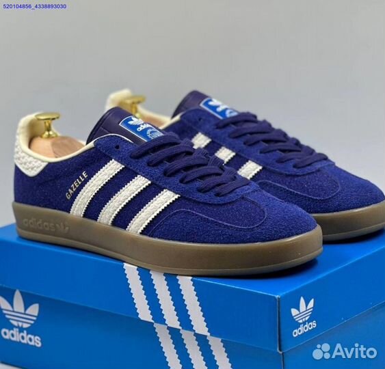 Кроссовки Adidas Gazelle Navy (Арт.73885)