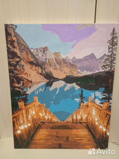 Картины раскрашенные по номерам на холсте