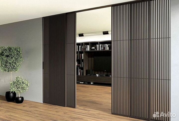 Раздвижная реечная дверь