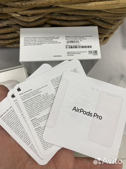 AirPods PRO 2 поколение full orig 1:1 (Чип Аироха)
