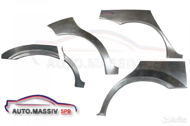 Арки ремонтные наружные Chevrolet Lanos 1