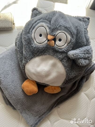 Сова dormeo серая с пледом