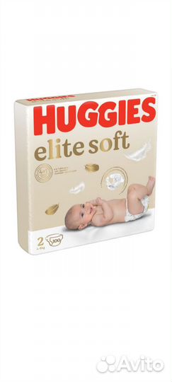 Подгузники huggies elite soft 2
