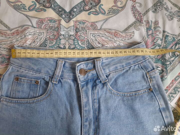 Голубые джинсы 26 размер отличного качества