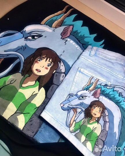 Роспись одежды, кастом, рисунок