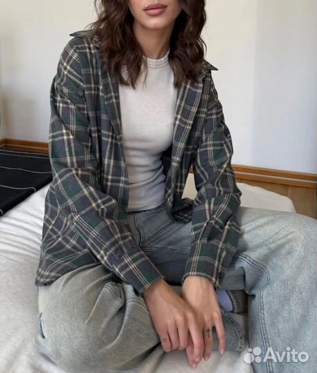 Хлопковая рубашка 8 расцветок