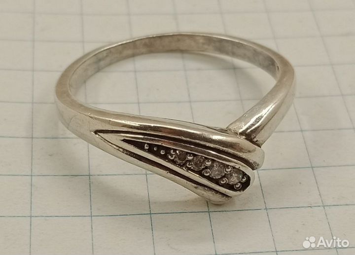 Кольцо серебро 2,22 гр. Р-р 17,5 (027934)