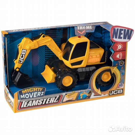 Игрушки машинка Экскаватор JCB Mighty Moverz новый