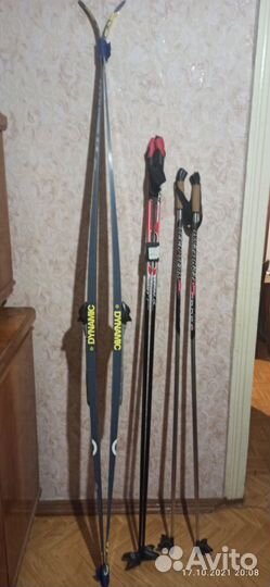 Лыжи Dynamic VR 46 Wax + ботинки Salomon combi