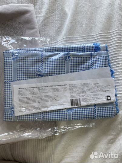 Новая скатерть пвх клеенка на стол 130*220