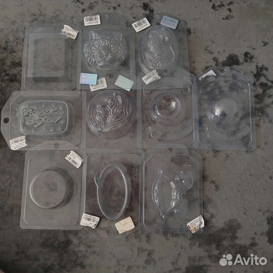 Пластиковые формы для мыла 9шт