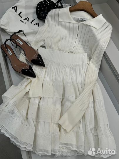 Костюм Alaia с юбкой