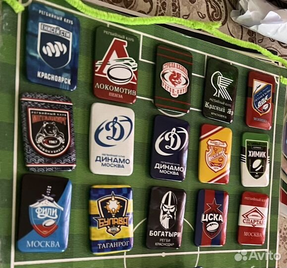 Металлические значки на булавке. Регби. 60х40 мм