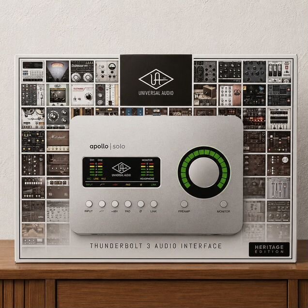 Universal audio apollo solo звуковая карта TB3