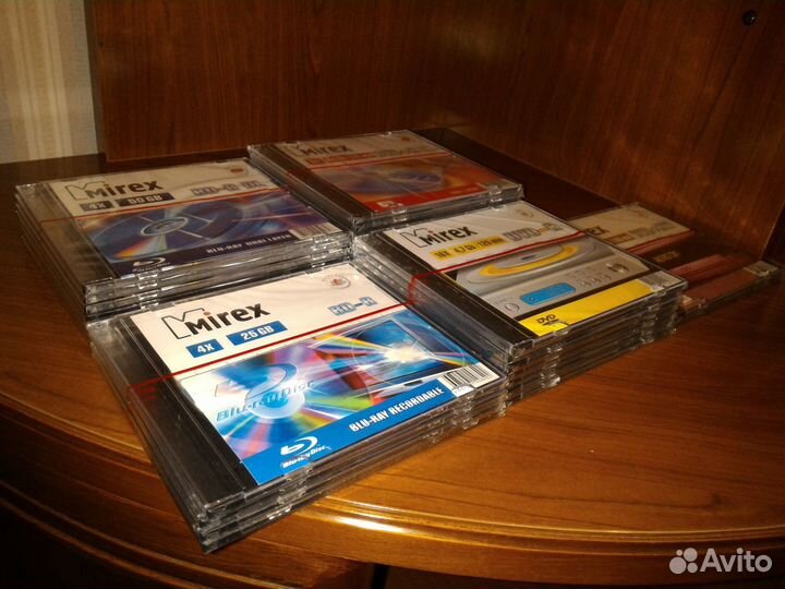 DVD и BD-R болванки Mirex (50, 25, 8,5 и 4,7 Гб)