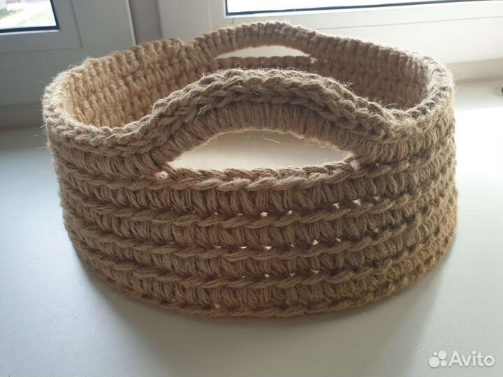 Корзина из джута