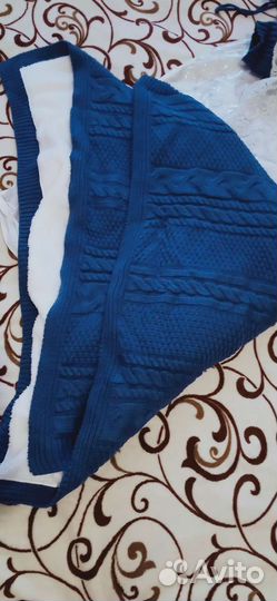 Комплект на выписку вязаный осень-весна