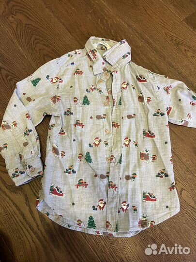 Рубашка HM 110 новогодняя