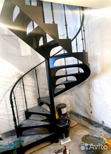 Лестница в стиле лофт