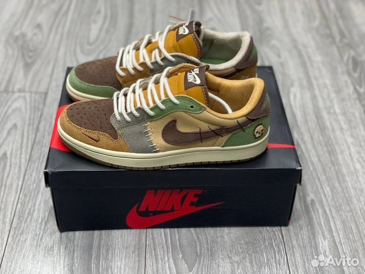 Кроссовки Nike Air Jordan 1 low Voodoo Luxe