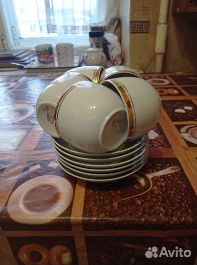 Чайные чашки с блюдцами СССР