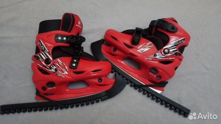 Коньки детские, размер 34-37