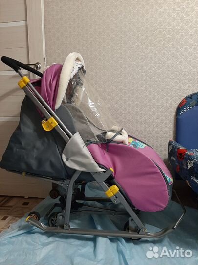 Санки коляска ника