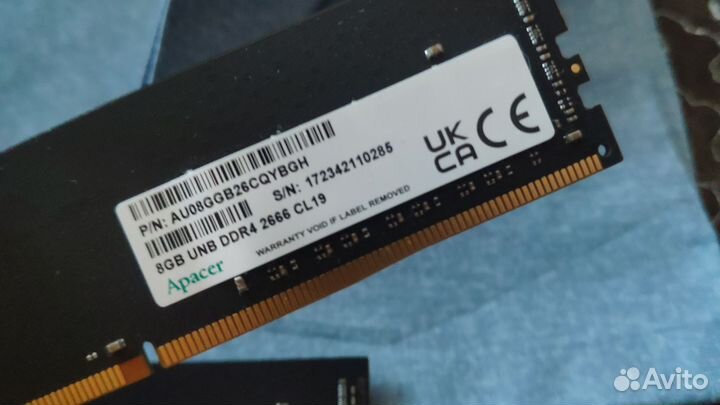 Оперативная память ddr4 16gb 2x8 2666