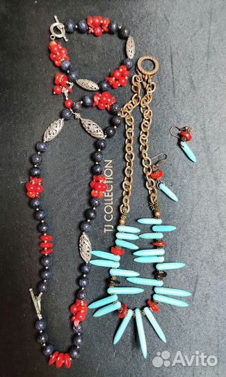 Бусы, браслеты, серьги